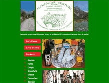 Tablet Screenshot of alimentarisertori.it